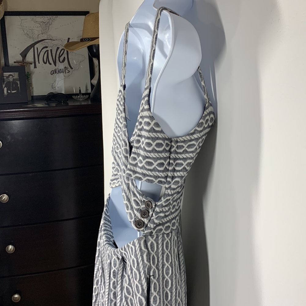 Anthropologie 9-H15 STCL Halter Crisscross Open Back Dress, S - Picture 3 of 11